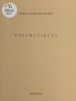 cover image of Énigmatiques